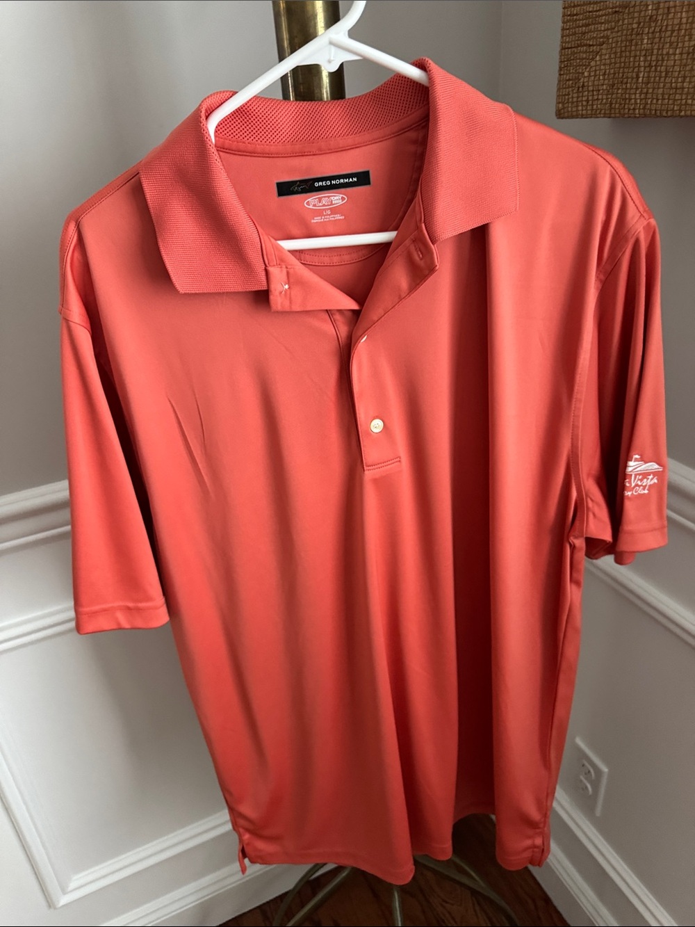 Greg Norman Collection Coral Performance Polo
